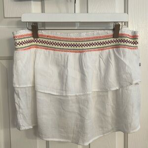 NWOT Aerie Strapless Tiered Embroidered Tube Top SIZE XL